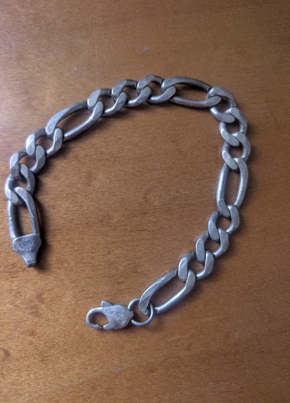 Vintage 925 Silver Cuban bracelet